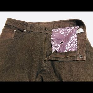 Men’s Dark Brown Ibex Wool Pants